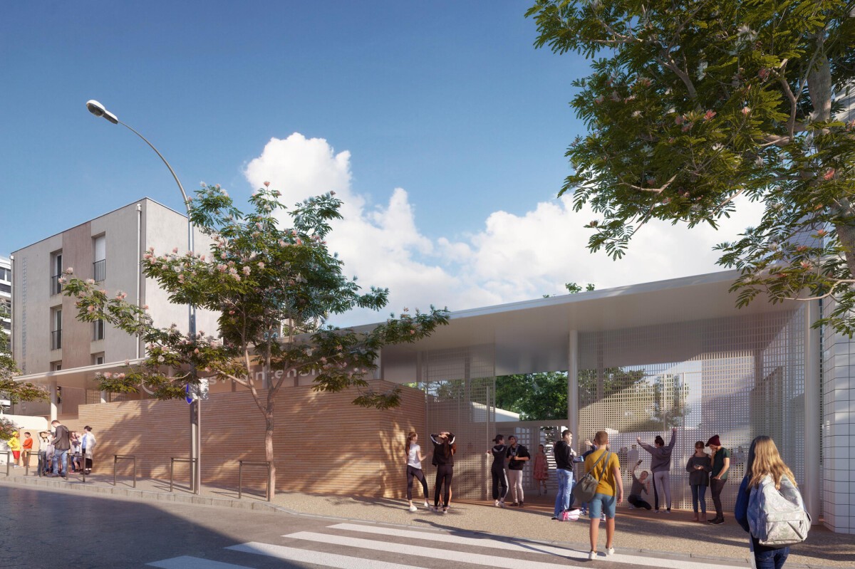Requalification des entrées et construction d’une halle sportive, Hyères